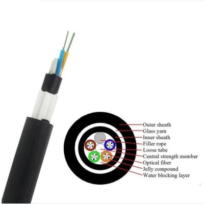 China GYTY53 Fiber Cable/ GYFTY73 Underground Optical Fiber Cable With Anti-biting Protection/ GYTA53 Underground Fiber Optic for sale