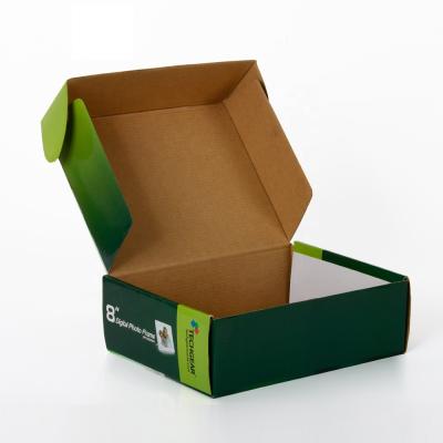 China Recyclable Full Color Mailer Box Corrugated Mailer Boxes Custom Die Cut Box With A Fold-Front Flap for sale