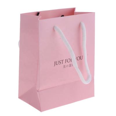 China Handmade high quality paper shopping bag for jewelry, retail stores jewelry paper bag for sale