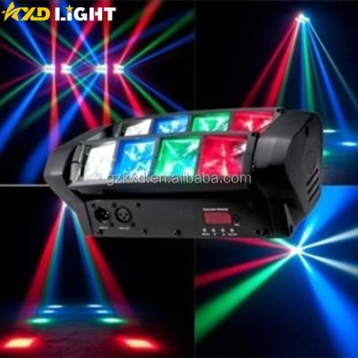 China Stage DJ Disco Party Lighting 8X10W RGBW RGBW LED Color Changing Spider Beam Moving Light Show Club for sale