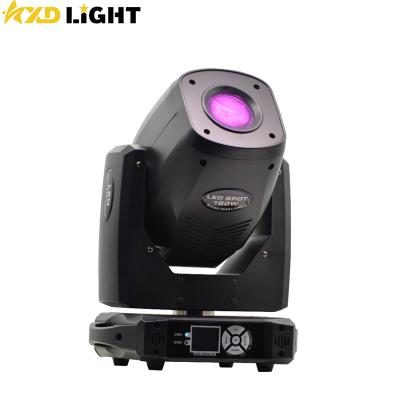 China Newest LED Stage Moving Head Light 180W High Power LED Spot Light With Buzz Gobos Disco Concert Club Demonstration for sale