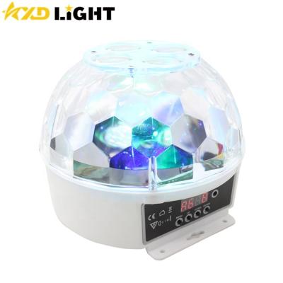 China 8x3w stage effect gobo leaded crystal music ball light for party dance club bar for sale