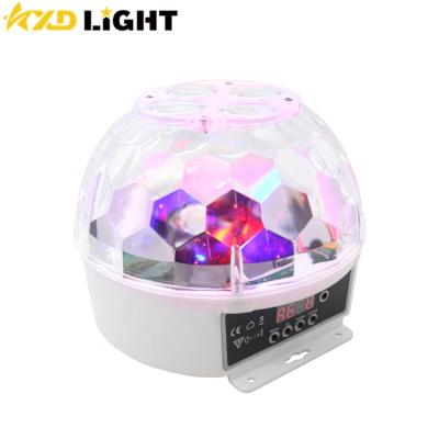 China Small Stage LED Magic Ball For LED Stage Light 8x3w Mini RGBW Party Disco Ball DJ Gobo Effect DMX512 Control For Christmas Club Bar Karaoke for sale