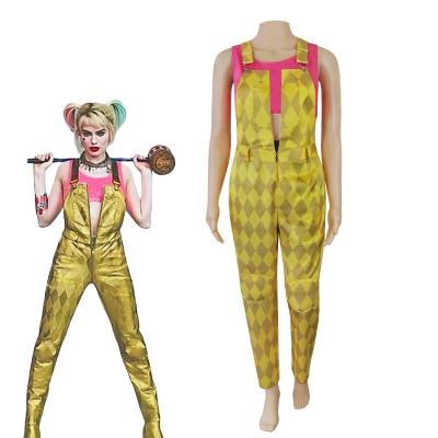 China Halloween Party New Design Halloween Costume Clothes Cosplay Costume Suicide Squad Adult Women Cosplay Harley Quinn Costume for sale