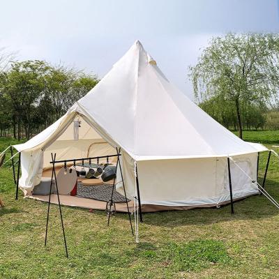 China Wholesale outdoor camping tent windproof camping tent straight tying type thickened oxford fabric yurt tent for sale