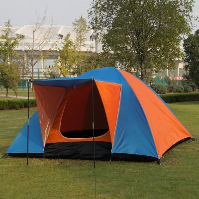 China Factory direct sales 3-4 camping tent double deck tent mountain tent portable tent waterproof windproof wholesale camping tent for sale