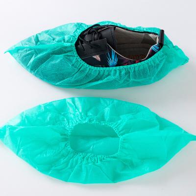 China Best Selling Anti-static Disposable PP Non-Woven Non-Woven Cloth Anti-Slip Hand Made Hospital Cloth Shoe Cover for sale