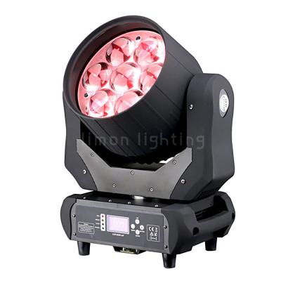 China Nightclub Osram 7pcs 40w 4in1 Zoom Beam Wash LED Moving Lights for sale