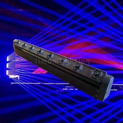 China Factory Directly Price Blue DJ Laser 8 Eyes Moving Head Bar Lights for Events for sale