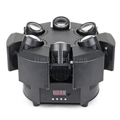 China Hot Sale 6 Head Infinite Rotating 6x10w RGBW Mini Smart Beam Moving Head Light for sale