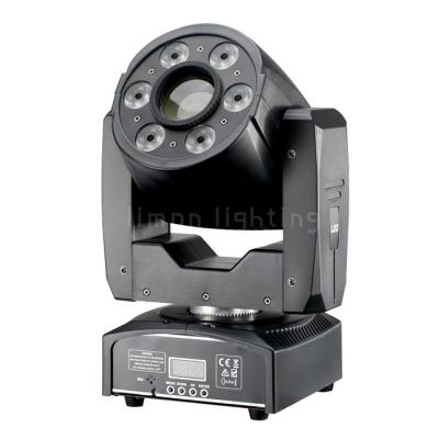 China 30W Spot+ 6x8W RGBW Wash Mini LED Moving Head Fixtures Stage Lighting for sale