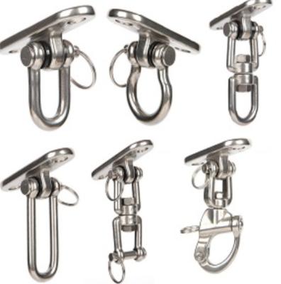 China 1000 Pound Capacity Heavy Duty Stainless Steel Swivel Swing Hangers Swing Hooks for sale