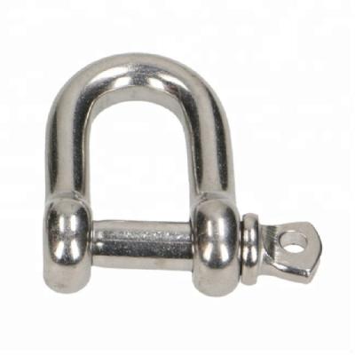 China 304 D Type Dee Stainless Steel Mining Usa Shackle for sale