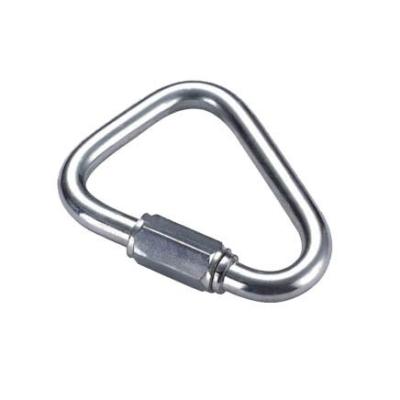 China Triangular Stainless Steel Chain Carabiners Connectors Quick Link for sale