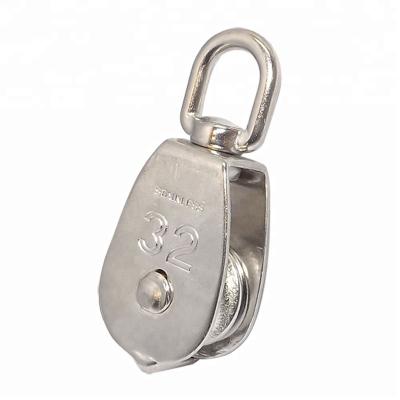 China 316 Marine Stainless Steel Hotels Swivel Block And Stainless Casting Pulley for sale