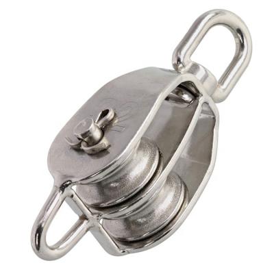 China Hotels 304 Stainless Steel Swivel Pulley Block for sale