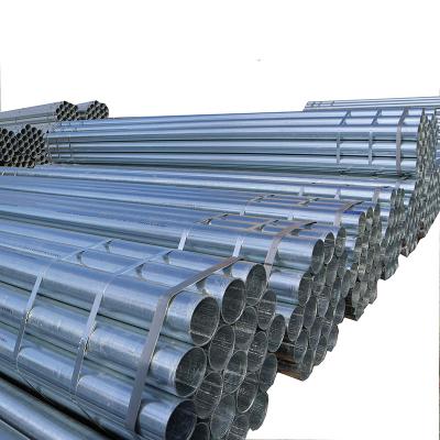 China Fluid Product Scaffolding Pipe Hot Dip Galvanized Steel Pipe STK400 Carbon Welded Pipe for sale