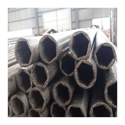 China Custom Special Shaped Section Welded Steel Pipe / Liquid Pipe Plant Tube for sale