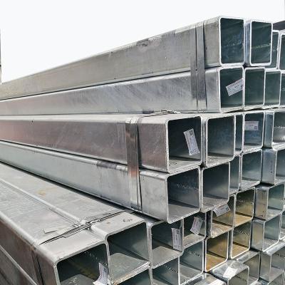 China Boiler Pipe Black Rectangular Tube 50*50 Galvanized Square Tube for sale