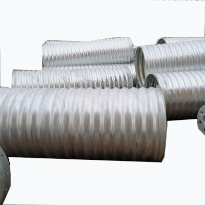 China Light grade corrugated culvert spliced ​​corrugated metal pipe culvert drainage pipe for bridges for sale