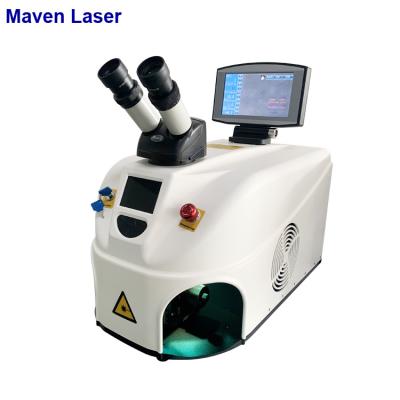 China Silver Gold Metal Jewelry Laser Welding Repair YAG Stainless Steel Laser Spot Welding System Jewelry Welding Products Water Cooling System for sale