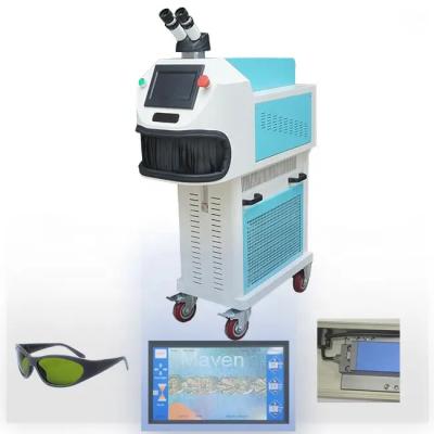 China Hotels 200W 300W Yag Jewelry Laser Welding Machine With 140J High Energy for sale