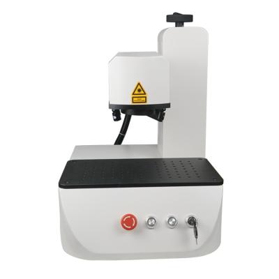 China Portable Desktop 20w 30w 50W 60W Raycus Max JPT IPG Metal Ring Jewelry Marking Fiber Automated Laser Inscribing Loading Machine for sale