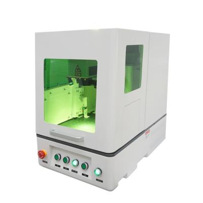 China Mavenlaser Programmable 30W 50W 120W Enclosed Fiber Laser Marking Machine Portable Laser Engraving Machine For Cutting for sale