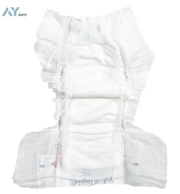 China OEM High Quality Competitive Price Wholesale Disposable Soft Plain Weave Baby Diaper Breathable Diaper for sale