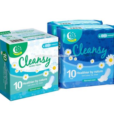 China Breathable China OEM Brands Regular Wingless Daytime Sanitary Napkins Supply for sale