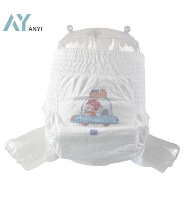 China Printed hot sale pull up baby diaper pants with super superdry and high quality for sale