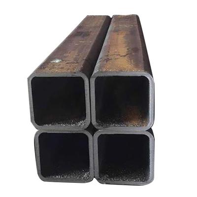 China Structure Pipe Factory Direct Sale JIS G3466 STKR 400 Black Square Pipe 25X50 Iron Rectangular Tube for sale