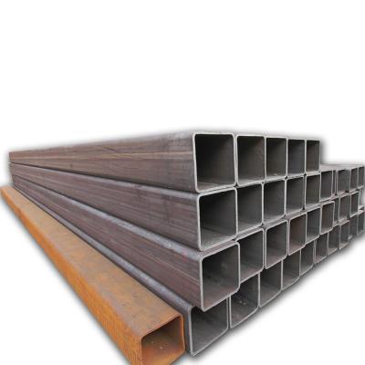 China Structure pipe factory direct sales black square steel pipe for construction for sale