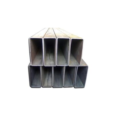 China Ms. Erw Hollow Section Construction Pipe Hollow Iron Rectangular Pipe Welded Black Steel Tube for sale