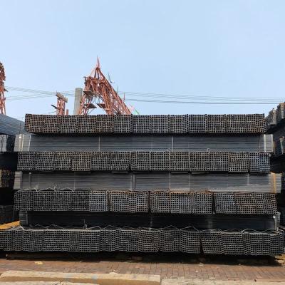 China Structure pipe factory direct sales black square steel pipe for construction for sale