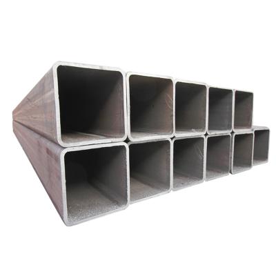 China High Quality Structure Pipe 40x40mm 6m Length Black Iron Square Shaped Steel Pipe For Construction for sale