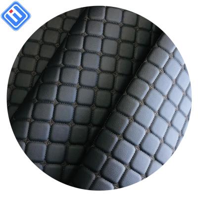 China Hot Selling Waterproof 3D Foam 5mm 6mm 7mm 8mm Custom Embroidery PVC Leather For Car Upholstery Automotive Interior for sale