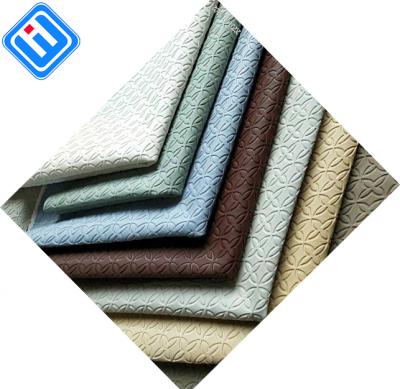 China Waterproof Hot Selling Leather Materials For Sofa Pvc Leather Fabric Faux Leather Fabric for sale