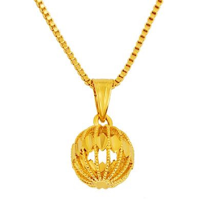 China Office / Career Fashion Custom 24k Gold Plated Luxury Simple Elegant Fashion Bride Wedding Necklace for sale