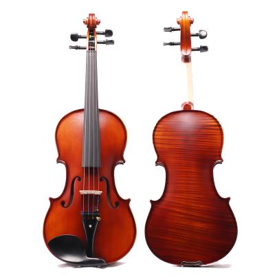 China Solid Impeccable Wholesale Price Best Selling No.1 Art Flame Solid Violins for sale