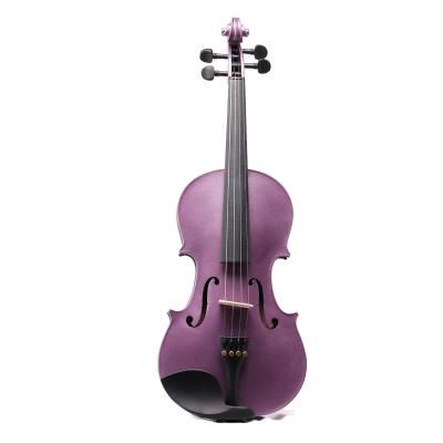 China Solid Spruce Pink/Purple/White/Black/Red Colorful Violins For Sale for sale