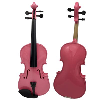 China Plywood factory price rose 4/4 violin for students for sale