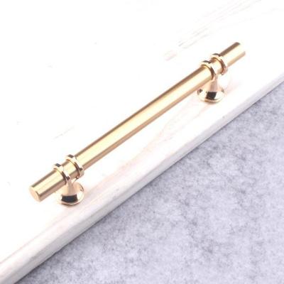 China Light Luxury European Style Wardrobe Aluminum Door Handle Cabinet Light Luxury Modern Minimalist Black Handle Cabinet Door Gold Drawer for sale