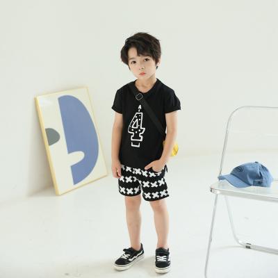 China Breathable Minimalist T-shirt And Fashions Shorts Set Big Children Clothing T-shirt Boy Children Clothing Wholesale for sale