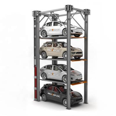 中国 Solidparking Four Triple Post Stacker Vehicle Lift Equipment 5000x1850x2050mm 販売のため