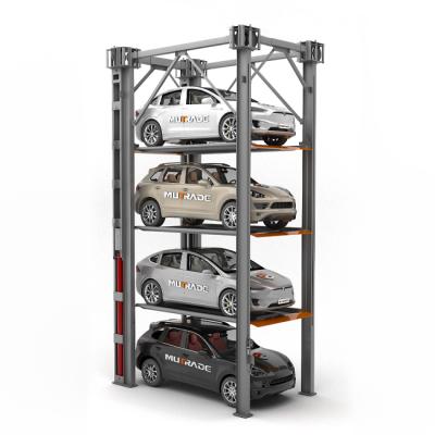 China 4S Store Garage Car Triple Stacker Parking Lift For Storage 5000x1850x2050mm en venta