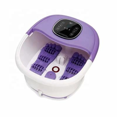 China Smart Vibrator Luxury Homedic Foot Stone Health Care Foot Spa Bath Basin Massager with Multi-rollers for sale