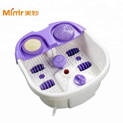 China OEM Portable Multifunctional Machine Foldable Handle Foot Bath Massager with 4 Rollers for sale