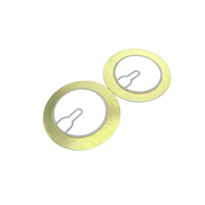 China FT-20T-3.5B1 20mm Nylon Piezo Element With 3.5KHZ 20mm Piezo Ceramic Element Piezo Element for sale