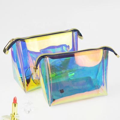 China Fashionable custom transparent transparent waterproof travel gift manufacturer China quality PVC packing bag clear zipper for sale